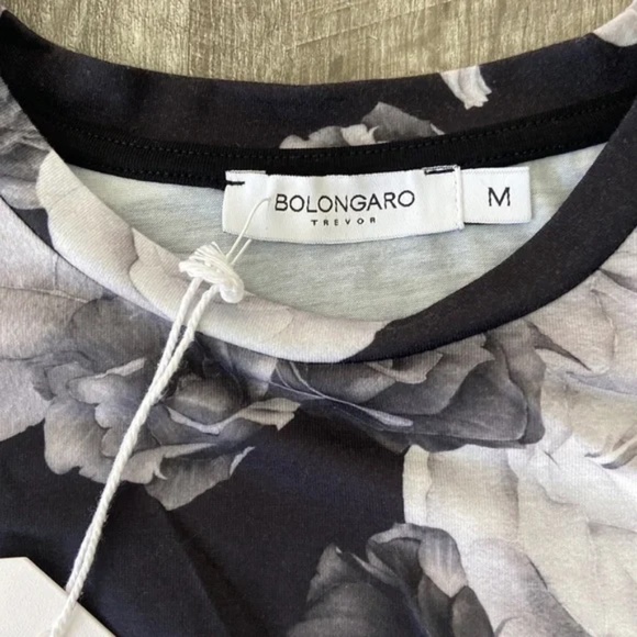 Bolongaro Trevor Sleeveless Rose Print Tank Top - Picture 3 of 4